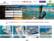 Tablet Screenshot of danielis-yachting.com